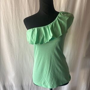 Lilly Pulitzer Green‎ Off-Shoulder Blouse